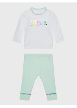 Guess Komplet bluzka i legginsy A3RG06 K6YW1 Kolorowy Regular Fit ze sklepu MODIVO w kategorii Odzież dla niemowląt - zdjęcie 152547978