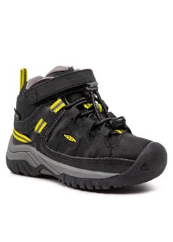 Keen Trekkingi Targhee Mid Wp 1026297 Czarny ze sklepu MODIVO w kategorii Buty trekkingowe dziecięce - zdjęcie 152552426
