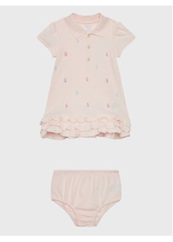Polo Ralph Lauren Sukienka codzienna 310676237 Różowy Regular Fit ze sklepu MODIVO w kategorii Odzież dla niemowląt - zdjęcie 152552498