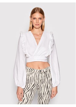 Guess Bluzka W2YH76 WESS0 Biały Regular Fit ze sklepu MODIVO w kategorii Bluzki damskie - zdjęcie 152553177