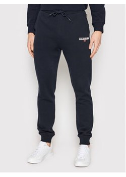 Napapijri Spodnie dresowe M-Ice 1 NP0A4GWJ Granatowy Regular Fit ze sklepu MODIVO w kategorii Spodnie męskie - zdjęcie 152554467