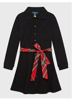 Polo Ralph Lauren Sukienka codzienna 312877971001 Czarny Regular Fit ze sklepu MODIVO w kategorii Sukienki dziewczęce - zdjęcie 152554819