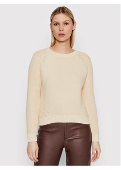 Selected Femme Sweter Sira 16077846 Beżowy Regular Fit ze sklepu MODIVO w kategorii Swetry damskie - zdjęcie 152554877