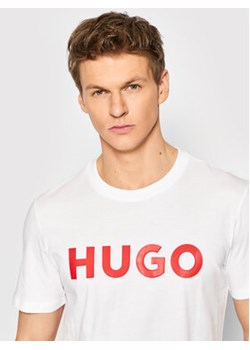 Hugo T-Shirt Dulivio 50467556 Biały Regular Fit ze sklepu MODIVO w kategorii T-shirty męskie - zdjęcie 152557519