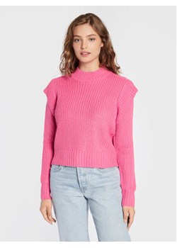 Brave Soul Sweter LK-274SIMPSON Różowy Regular Fit ze sklepu MODIVO w kategorii Swetry damskie - zdjęcie 152559838