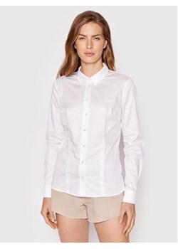 Guess Koszula W2YH41 WAF10 Biały Slim Fit ze sklepu MODIVO w kategorii Koszule damskie - zdjęcie 152563836