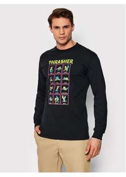 Thrasher Longsleeve Light Czarny Regular Fit ze sklepu MODIVO w kategorii T-shirty męskie - zdjęcie 152564399