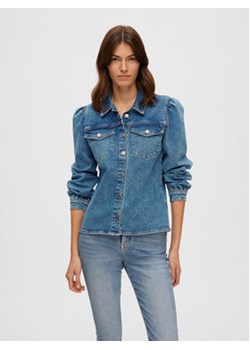 Selected Femme Koszula jeansowa Karna 16088227 Niebieski Regular Fit ze sklepu MODIVO w kategorii Koszule damskie - zdjęcie 152565145