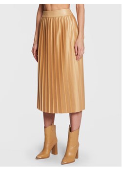 Peserico Easy Spódnica plisowana M05489P1 Beżowy Regular Fit ze sklepu MODIVO w kategorii Spódnice - zdjęcie 152566317