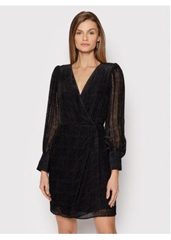 The Kooples Sukienka koktajlowa Moon Dots Burn Out FROB23174K Czarny Regular Fit ze sklepu MODIVO w kategorii Sukienki - zdjęcie 152568867