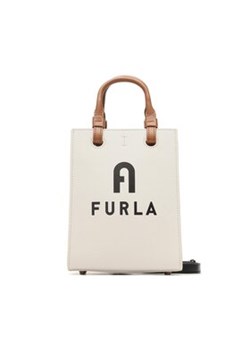 Furla Torebka Varsity Style WB00729-BX1230-1843S-1-057-20-CN-B Beżowy ze sklepu MODIVO w kategorii Torby Shopper bag - zdjęcie 152569439