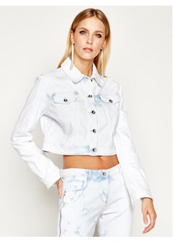 Patrizia Pepe Kurtka jeansowa 8J0923/A6E6-C195 Biały Regular Fit ze sklepu MODIVO w kategorii Kurtki damskie - zdjęcie 152569809