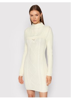 TWINSET Komplet sweter i sukienka 212AT3251 Beżowy Slim Fit ze sklepu MODIVO w kategorii Komplety i garnitury damskie - zdjęcie 152571496