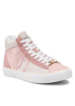 Trussardi Sneakersy 79A00737 Różowy ze sklepu MODIVO w kategorii Trampki damskie - zdjęcie 152572129