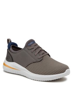 Skechers Sneakersy Mooney 210239/GRY Szary ze sklepu MODIVO w kategorii Buty sportowe męskie - zdjęcie 152572405