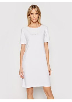 Emporio Armani Underwear Sukienka codzienna 164425 1P223 00010 Biały Regular Fit ze sklepu MODIVO w kategorii Koszule nocne - zdjęcie 152572997