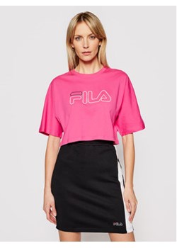 Fila T-Shirt Jamielle 683303 Różowy Oversize ze sklepu MODIVO w kategorii Bluzki damskie - zdjęcie 152575046