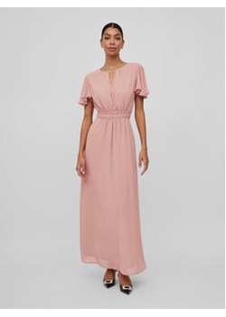Vila Sukienka 14085174 Różowy Regular Fit ze sklepu MODIVO w kategorii Sukienki - zdjęcie 152575757