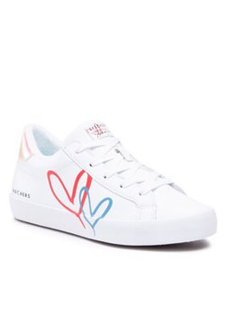 Skechers Sneakersy Whole Heart 155513/WHT Biały ze sklepu MODIVO w kategorii Trampki damskie - zdjęcie 152577686