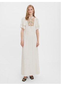 Vero Moda Sukienka letnia Gina 10277291 Beżowy Regular Fit ze sklepu MODIVO w kategorii Sukienki - zdjęcie 152580269