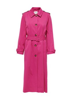 ONLY Trencz 15285115 Różowy Regular Fit ze sklepu MODIVO w kategorii Płaszcze damskie - zdjęcie 152581649