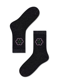 Happy Socks Skarpety wysokie damskie SISVIO01-9000 Czarny ze sklepu MODIVO w kategorii Skarpetki damskie - zdjęcie 152584167