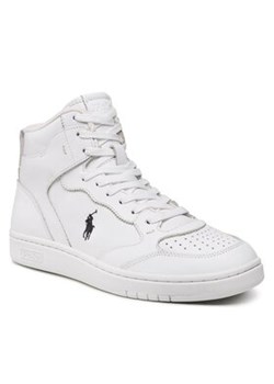 Polo Ralph Lauren Sneakersy Polo Crt Hgh 809877680001 Biały ze sklepu MODIVO w kategorii Buty sportowe męskie - zdjęcie 152584256