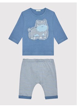 United Colors Of Benetton Komplet bluzka i spodnie 3ZK6A1002 Niebieski Regular Fit ze sklepu MODIVO w kategorii Komplety niemowlęce - zdjęcie 152588015