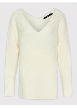 Vero Moda Curve Sweter Lea 10252754 Biały Regular Fit ze sklepu MODIVO w kategorii Swetry damskie - zdjęcie 152588176