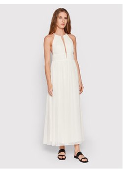Patrizia Pepe Sukienka letnia 2A2360/A061-W146 Biały Regular Fit ze sklepu MODIVO w kategorii Sukienki - zdjęcie 152593347