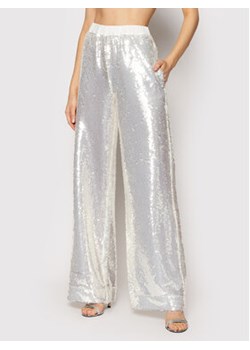 Ted Baker Spodnie materiałowe Opalan 257028 Biały Relaxed Fit ze sklepu MODIVO w kategorii Spodnie damskie - zdjęcie 152594938