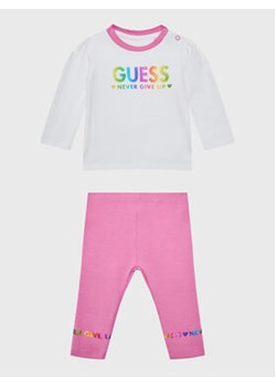 Guess Komplet bluzka i legginsy A3RG06 K6YW1 Kolorowy Regular Fit ze sklepu MODIVO w kategorii Odzież dla niemowląt - zdjęcie 152595897