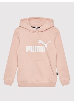 Puma Bluza Logo 587031 Różowy Regular Fit ze sklepu MODIVO w kategorii Bluzy dziewczęce - zdjęcie 152597599