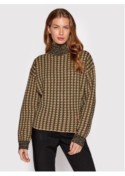 Victoria Victoria Beckham Golf 1322KTP003783A Brązowy Regular Fit ze sklepu MODIVO w kategorii Swetry damskie - zdjęcie 152601538