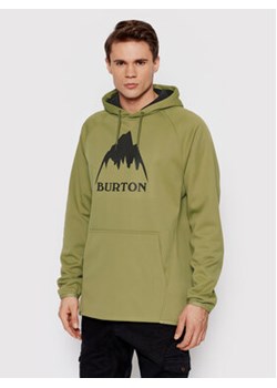 Burton Bluza techniczna Crown 22024100300 Zielony Regular Fit ze sklepu MODIVO w kategorii Bluzy męskie - zdjęcie 152603149