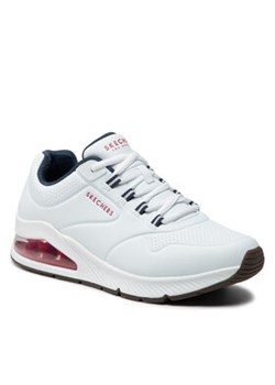 Skechers Sneakersy Uno 2 232181/WNVR Biały ze sklepu MODIVO w kategorii Buty sportowe męskie - zdjęcie 152604046