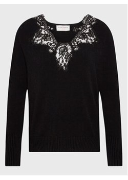 Ermanno Firenze Sweter M008EP1 Czarny Regular Fit ze sklepu MODIVO w kategorii Swetry damskie - zdjęcie 152604199