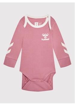 Hummel Body dziecięce Maule 214236 Różowy Regular Fit ze sklepu MODIVO w kategorii Body niemowlęce - zdjęcie 152604345