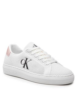 Calvin Klein Jeans Sneakersy Casual Cupsole 1 YW0YW00507 Biały ze sklepu MODIVO w kategorii Trampki damskie - zdjęcie 152606018