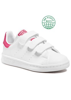 adidas Buty Stan Smith Cf C FX7540 Biały ze sklepu MODIVO w kategorii Buty sportowe dziecięce - zdjęcie 152607098
