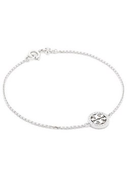 Tory Burch Bransoletka Miller Pave Chain Bracelet Tory 80997 Srebrny ze sklepu MODIVO w kategorii Bransoletki - zdjęcie 152611778