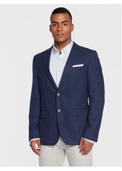 Boss Marynarka H-Hutson-224 50481439 Granatowy Slim Fit ze sklepu MODIVO w kategorii Marynarki męskie - zdjęcie 152612555