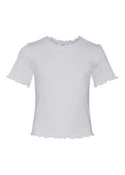 Pieces KIDS T-Shirt 17138625 Biały Slim Fit ze sklepu MODIVO w kategorii Bluzki dziewczęce - zdjęcie 152614806