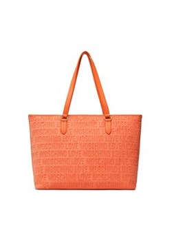 LOVE MOSCHINO Torebka JC4072PP1GLN145A Pomarańczowy ze sklepu MODIVO w kategorii Torby Shopper bag - zdjęcie 152617109