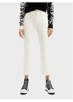 Desigual Jeansy 22WWDD09 Beżowy Straight Fit ze sklepu MODIVO w kategorii Jeansy damskie - zdjęcie 152617169