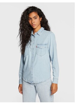 Levi's® Koszula jeansowa Essential Western 16786-0001 Niebieski Regular Fit ze sklepu MODIVO w kategorii Koszule damskie - zdjęcie 152617335