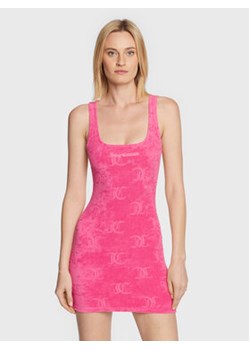 Juicy Couture Sukienka letnia Deborah JCWE122022 Różowy Slim Fit ze sklepu MODIVO w kategorii Sukienki - zdjęcie 152617677