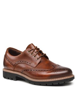 Clarks Półbuty Batcombe Wing 261271917 Brązowy ze sklepu MODIVO w kategorii Półbuty męskie - zdjęcie 152619185