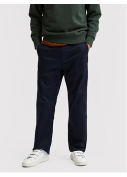 Selected Homme Chinosy Salford 16080159 Granatowy Loose Fit ze sklepu MODIVO w kategorii Spodnie męskie - zdjęcie 152619957