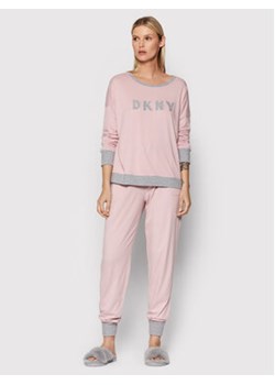 DKNY Piżama YI2919259 Różowy ze sklepu MODIVO w kategorii Piżamy damskie - zdjęcie 152620374